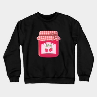 Classic Strawberry Jam Bottle Crewneck Sweatshirt